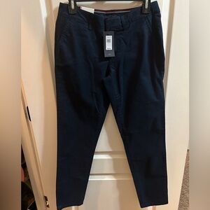 BNWT Tommy Hilfiger Navy Slim Chinos Ladies Size 2